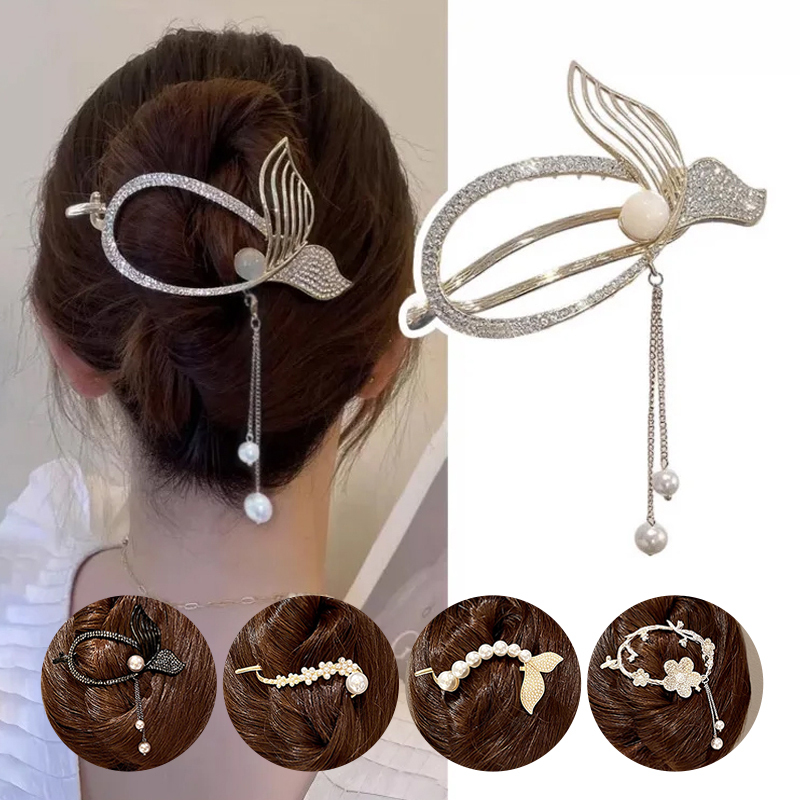 きらきら華奢 スウィート 高級感ヘ アクリップ