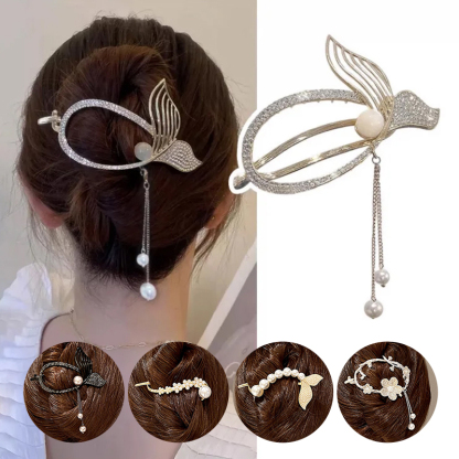 きらきら華奢 スウィート 高級感ヘ アクリップ