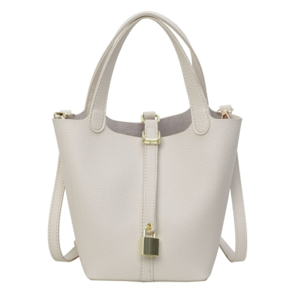 ファッション 大容量 ピコタンロック 斜掛け バッグ