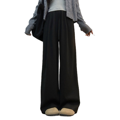 ドレープ感柔らかいワイドパンツ