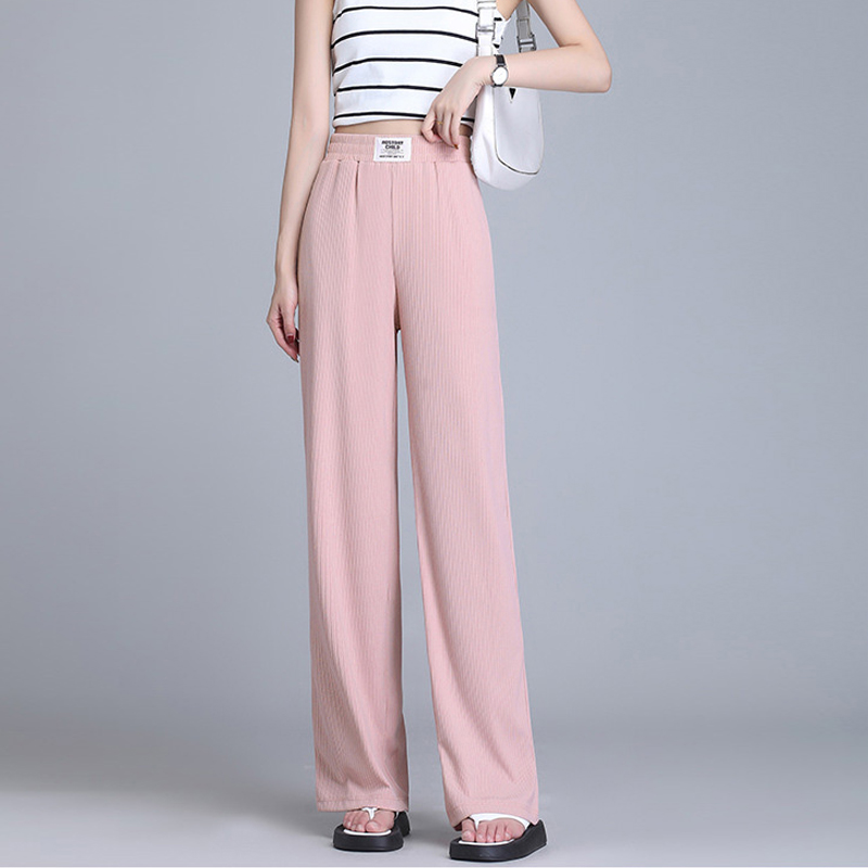 長さは2タイプ 無地 カジュアル シンプル ワイドパンツ