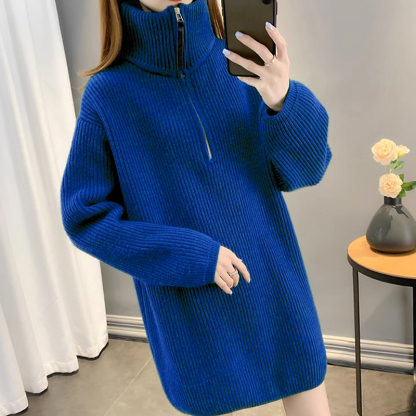 上質感 ルーズ おしゃれ 無地 カジュアル ニット