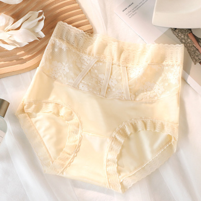 優しい雰囲気 レース ハイウエスト ショーツ