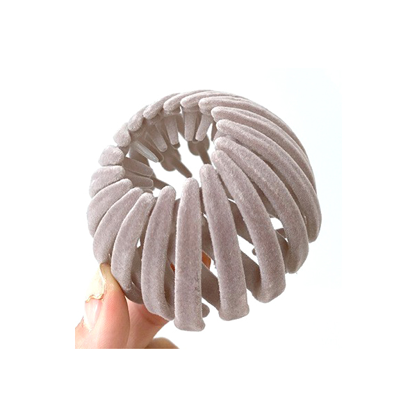 高見え ベルベット 鳥の巣ヘ アクリップ