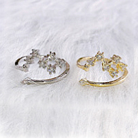 精巧な仕上がり 絶妙なデザイン 12星座 ダイヤモンド リング