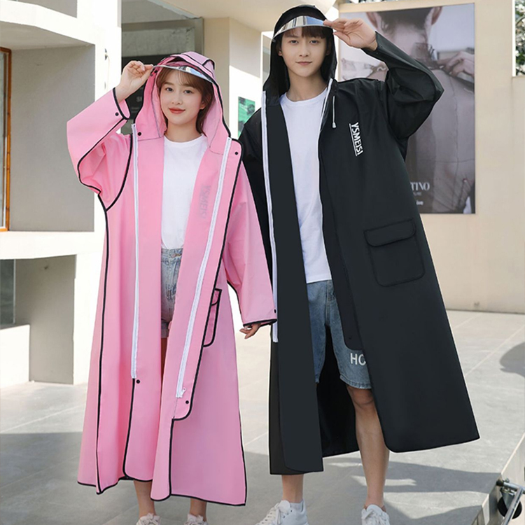 ファッション ロング丈 多用途 レインコート