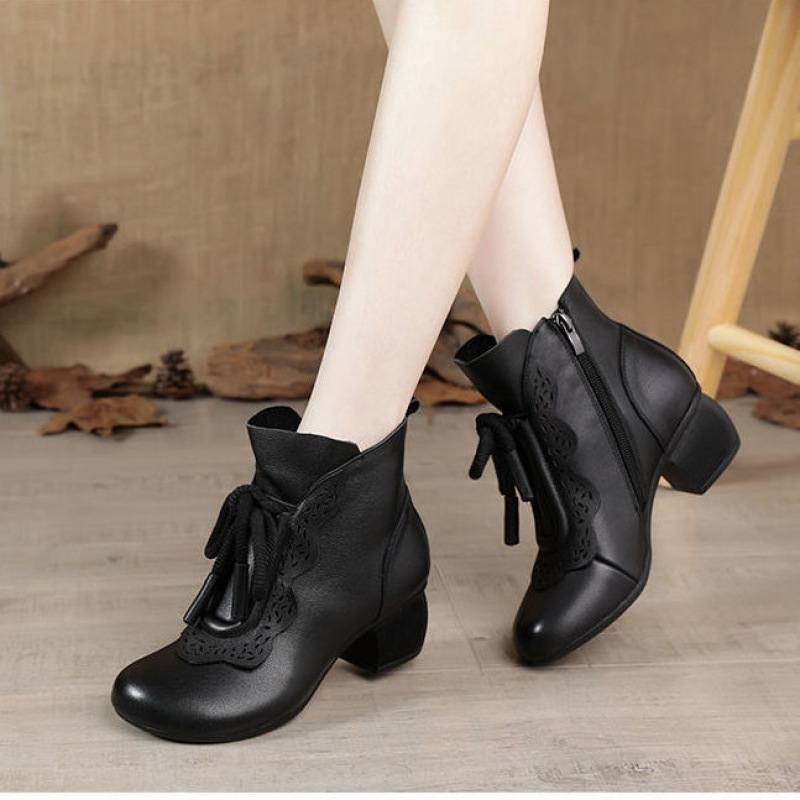 美人度アップ ソフト 本革 ショート ブーツ