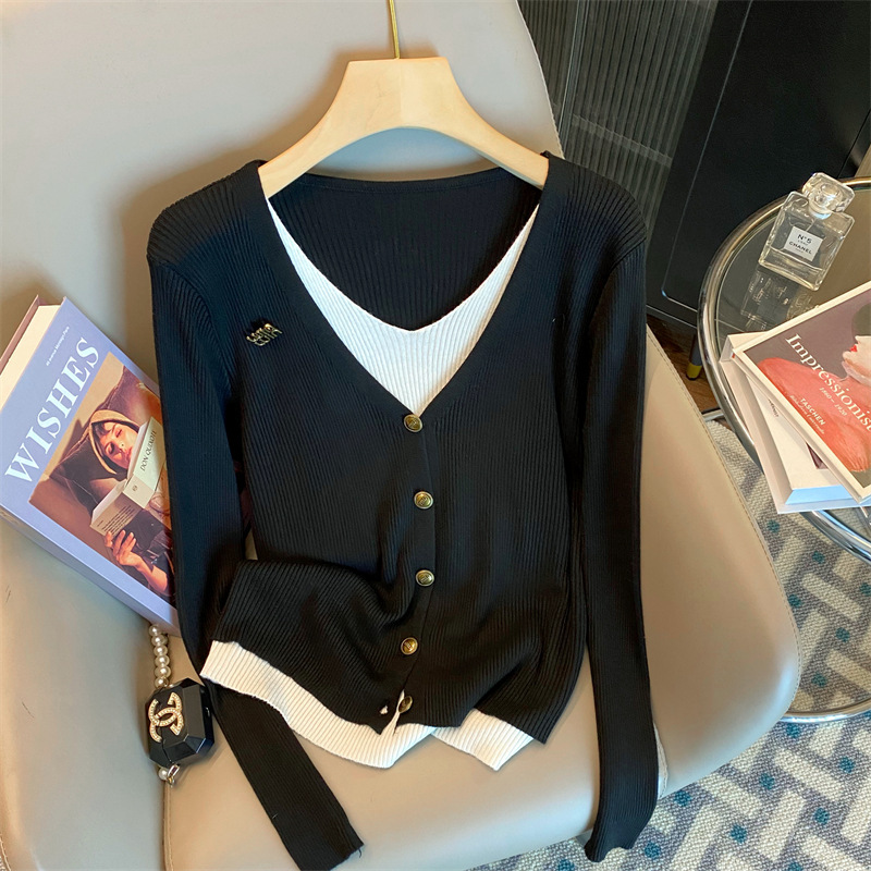 人気爆発中 薄手 無地 カジュアル シンプル 長袖 セーター