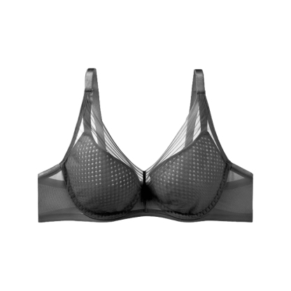 スリム見せる超薄型通気性ブラジャー