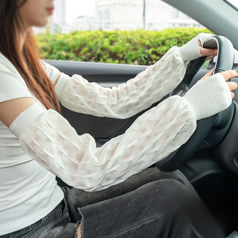 売り切れ必至 無地 レディース UVカット アームカバー