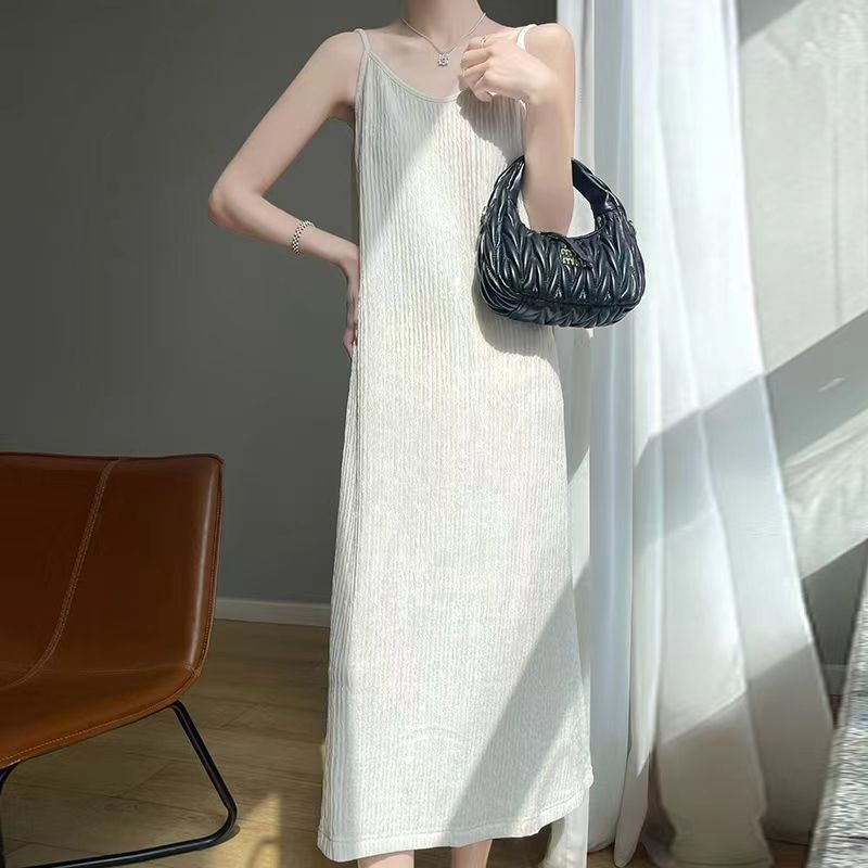 無地 カジュアル シンプル 清新 ワンピース