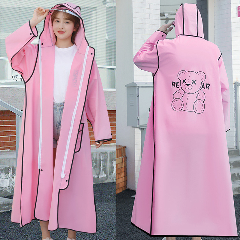 ファッション ロング丈 多用途 レインコート