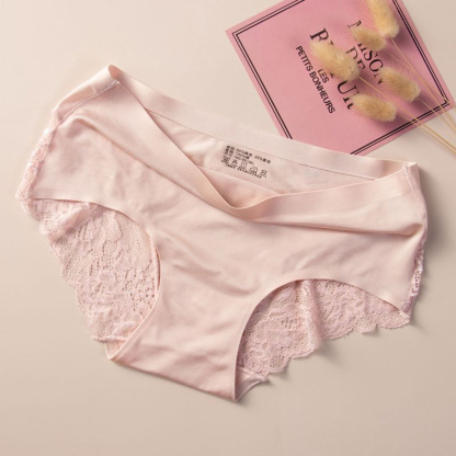 【レースショーツ】軽量・シームレス仕様 24時間履ける 繊細な作り　なめらかな肌触り