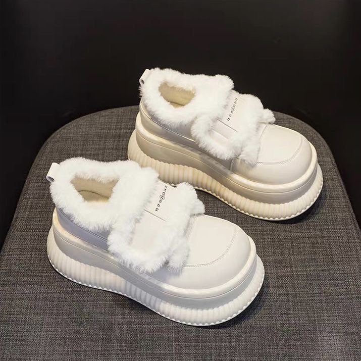 話題沸騰中 あったか 無地 カジュアル シンプル ブーツ 