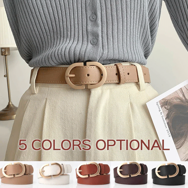 大人度アップ レディース 牛革 シンプル ベルト