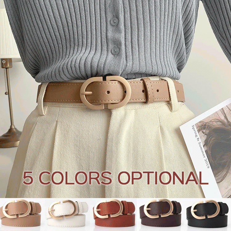 大人度アップ レディース 牛革 シンプル ベルト