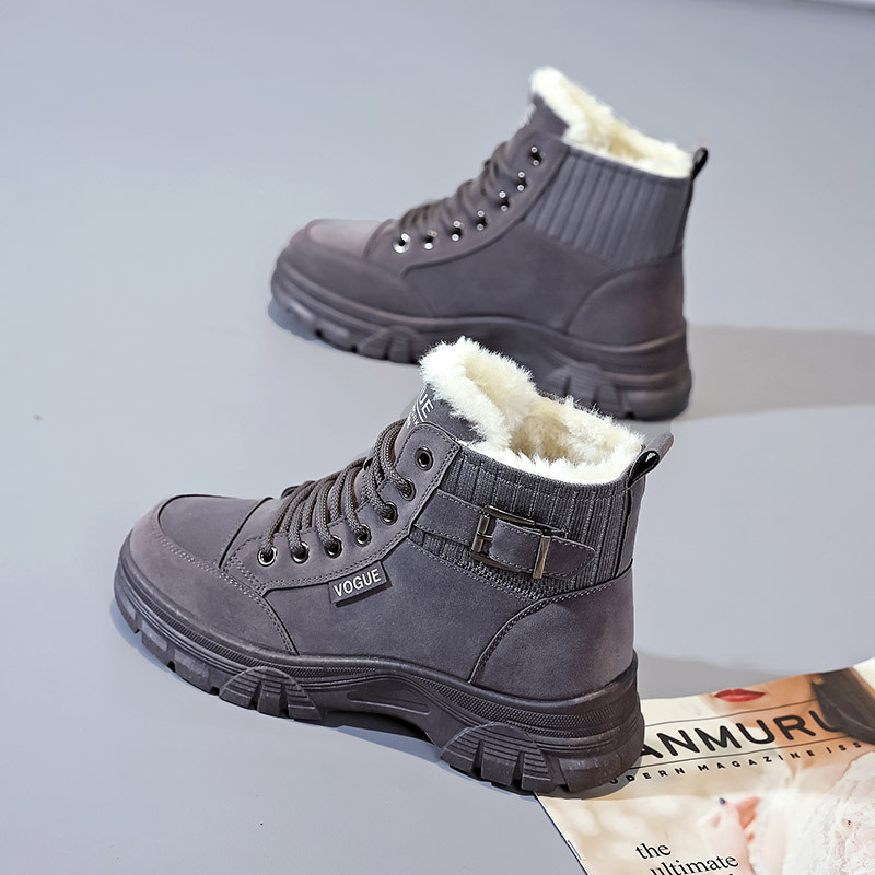 毛足が柔らかい 無地 カジュアル シンプル ショートブーツ