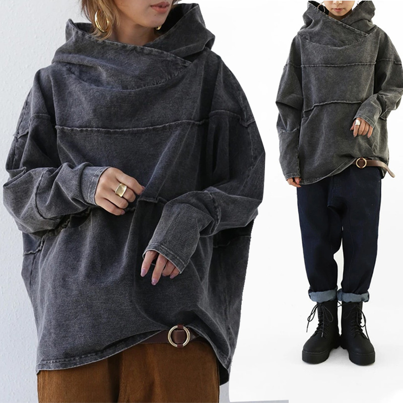 無地 カジュアル シンプル フード付き パーカー