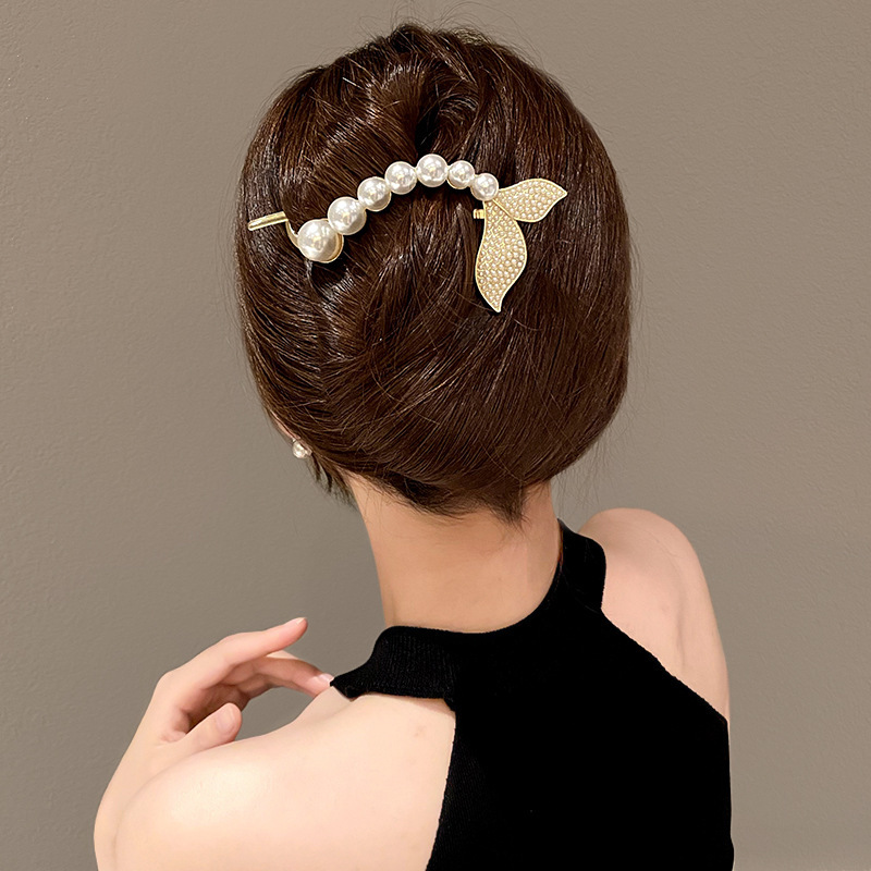 きらきら華奢 スウィート 高級感ヘ アクリップ