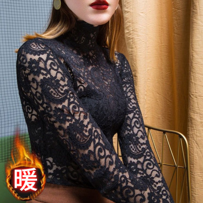 使い勝手抜群 レース 暖かい もこもこ カットソー