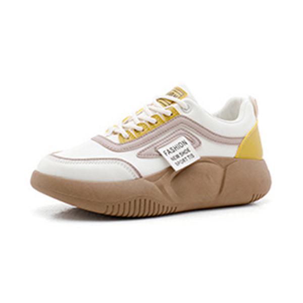 ファッション レディース 厚底 配色 スニーカー