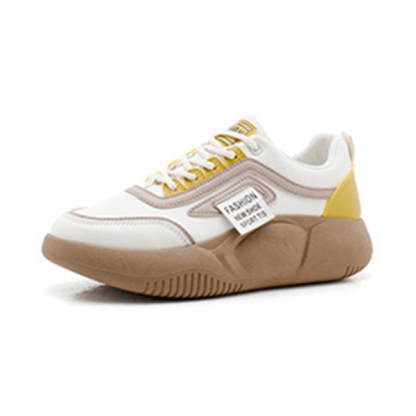 ファッション レディース 厚底 配色 スニーカー