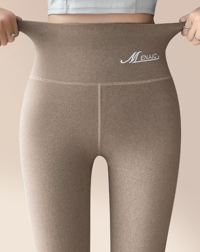 着痩せ 無地 カジュアル シンプル 保温性 レギンス