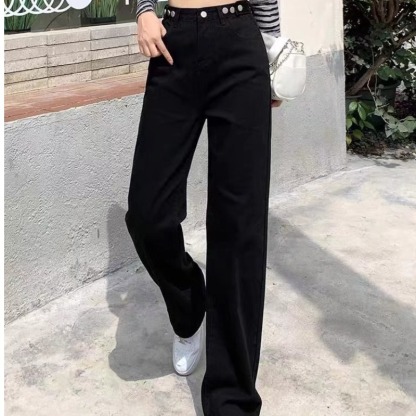 裏ボア付き防寒デニムパンツ