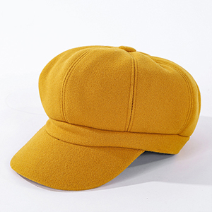 柔らかい シンプル 無地 秋冬用 ベレー帽