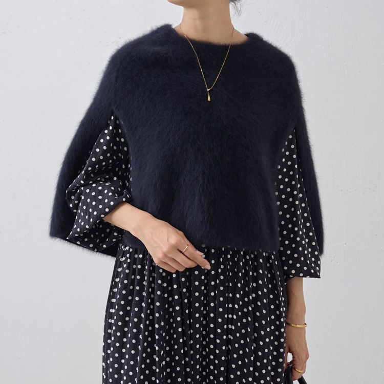 新しい 無地 カジュアル ラウンドネック シンプル ふわふわ ニット