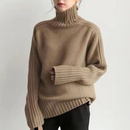 お洒落 長袖 レディース ハイネック セーター
