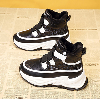 レディース 厚底 裏ボア ショート ブーツ