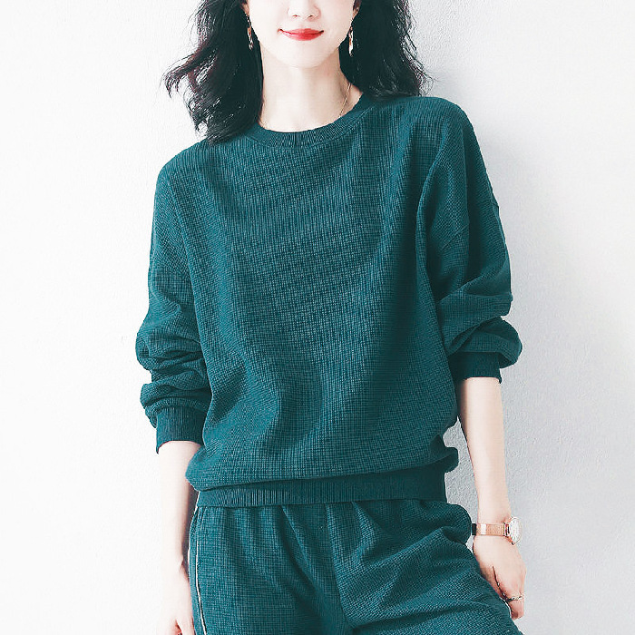 レディース無地ジャージセットアップ