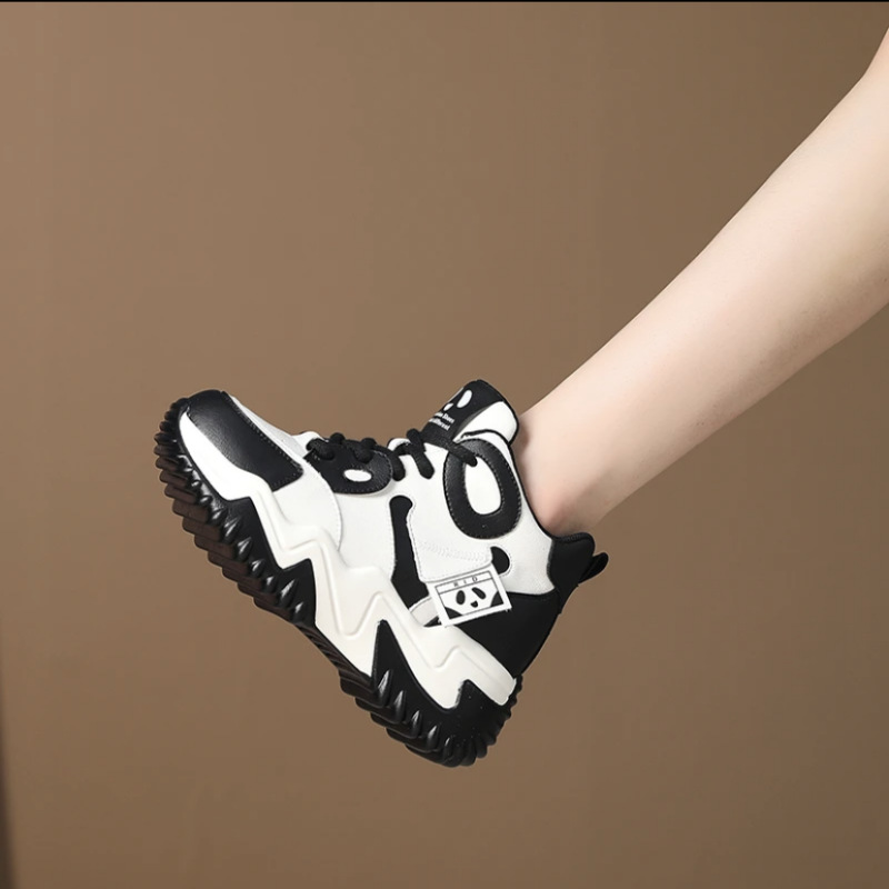 韓国 新しい 7CM厚底 カジュアル スニーカー