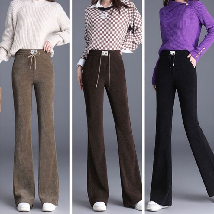 ハイウエスト コーデュロイ パンツ