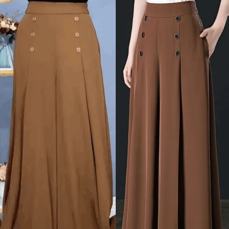 美脚ワイドパンツ