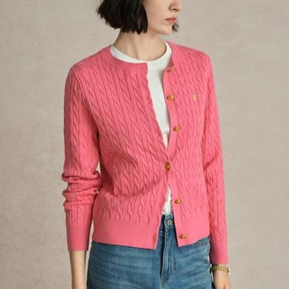 無地クルーネックセーター