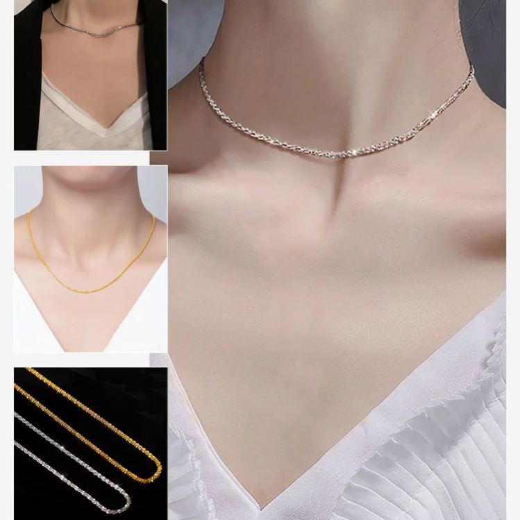 キラキラ輝くネックレス