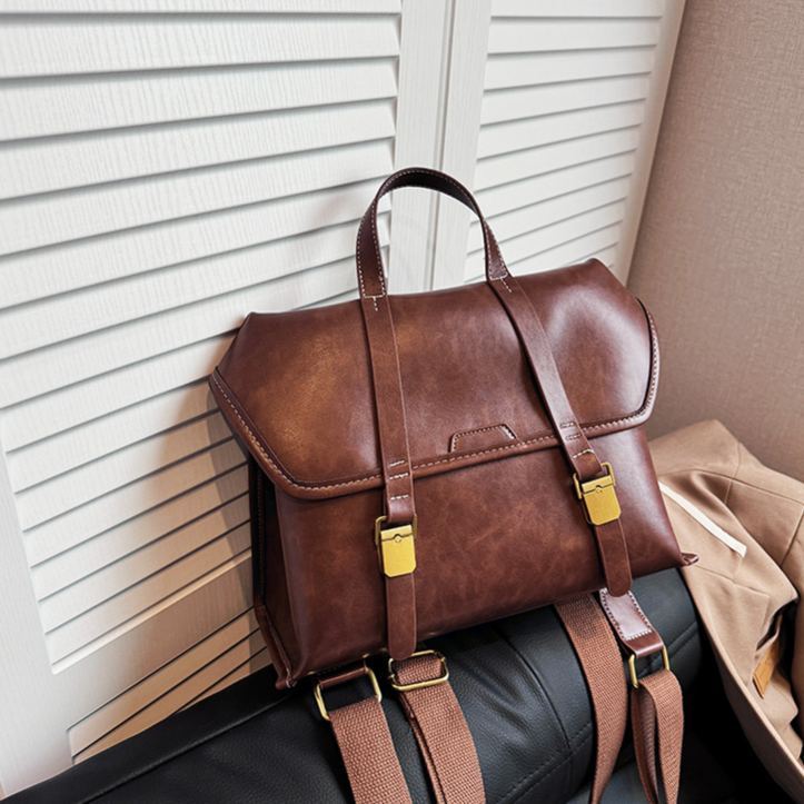 大容量 無地 カジュアル 肩掛け/斜掛け バッグ