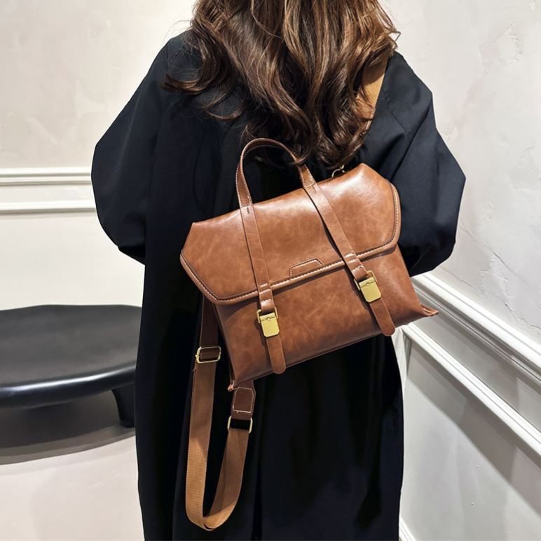 大容量 無地 カジュアル 肩掛け/斜掛け バッグ