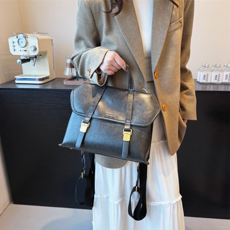 大容量 無地 カジュアル 肩掛け/斜掛け バッグ