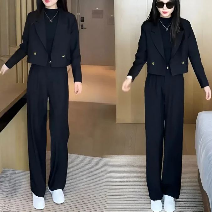 着痩せ 無地 通勤OL 高見え レディース スーツ セット