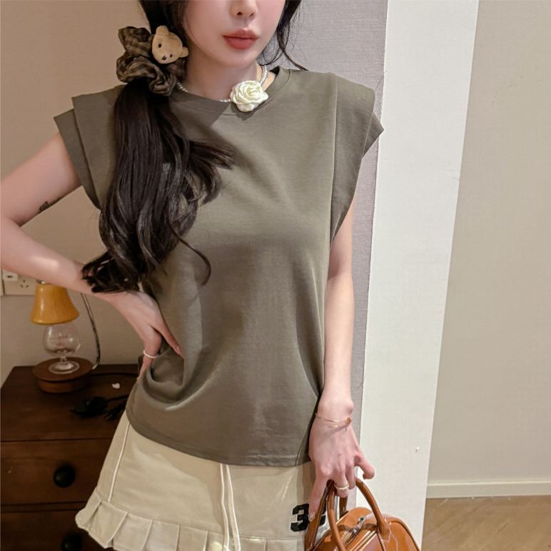 スリム フィット カジュアル Tシャツ