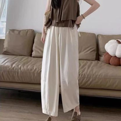 レディース ハイウエス 無地 カジュアル シンプル トテーパード パンツ