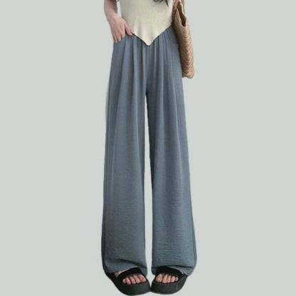 オシャレ感たっぷり レディース 接触冷感 ワイドパンツ