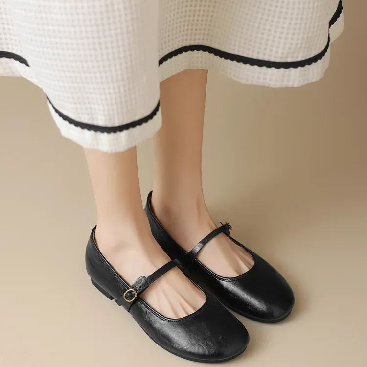 【整体師監修】ラクラク美脚美姿勢本革メリージェーン