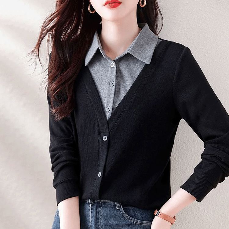 着回し力抜群 韓国ウール スリム カーディガン