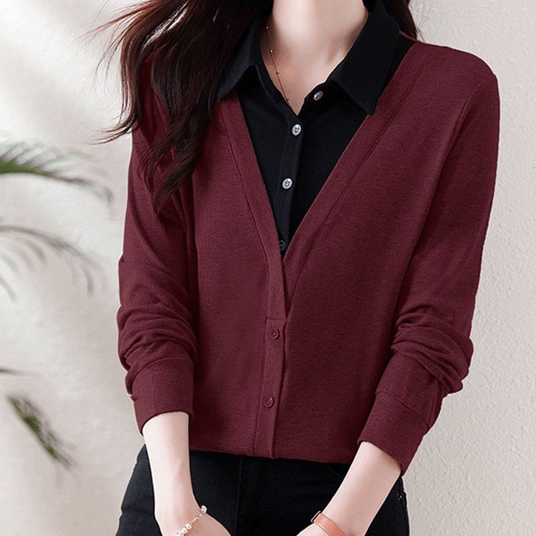 着回し力抜群 韓国ウール スリム カーディガン