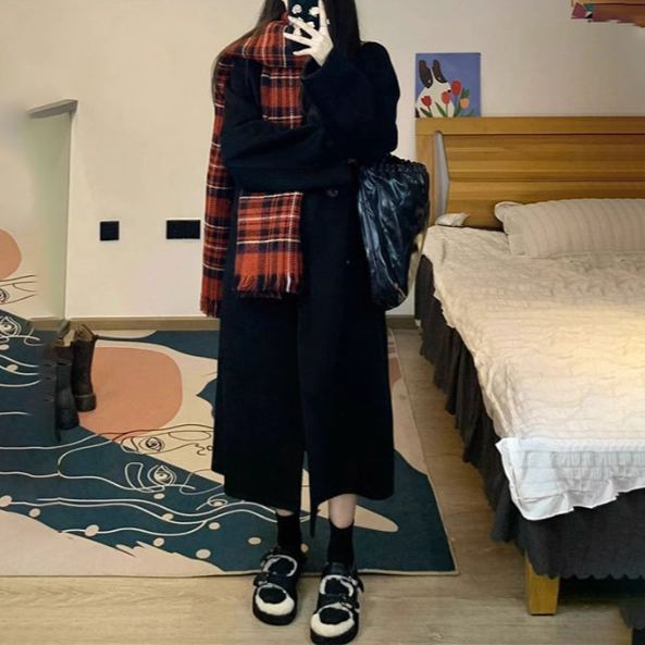 ロング丈カシミアコート