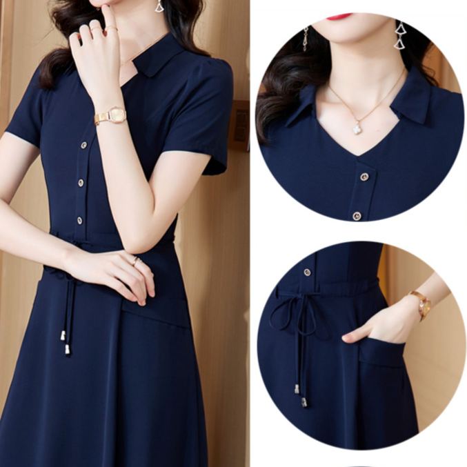 気品溢れる キュート レトロ 定番 ワンピース